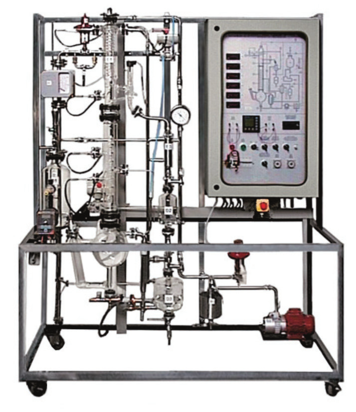 DT-QI005 – Planta Piloto Automatizada de Destilação Contínua