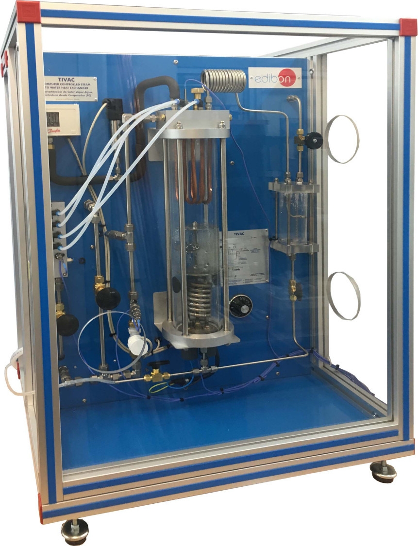 Leia mais sobre o artigo DT-TD039c Banco de Ensaios em Trocador de Calor Vapor-Água, Computadorizado
