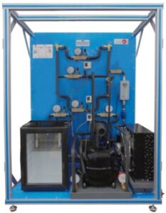 DT-TD004c Banco de Ensaios em Refrigeração por Compressão de Dois Estágios, Controlado por Computador