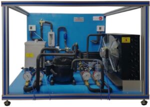 DT-TD005c Banco de Ensaios em Circuito de Refrigeração com Carga Ajustável, Controlado por Computador